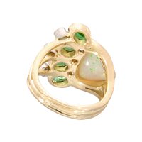 Vicenza - Piazzetta Palladio 2 - Anneau Soprana Femme in Or jaune Opale 3.00 Ct ORME - ORME